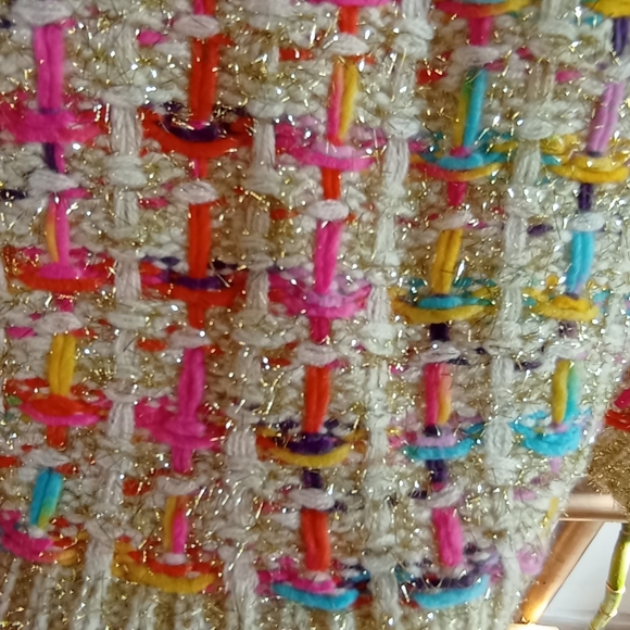 Sparkling Knitted Boxy Oversized Sweater - Picture 12 of 13